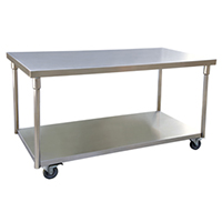 2-Tier Mobile Work Top Table