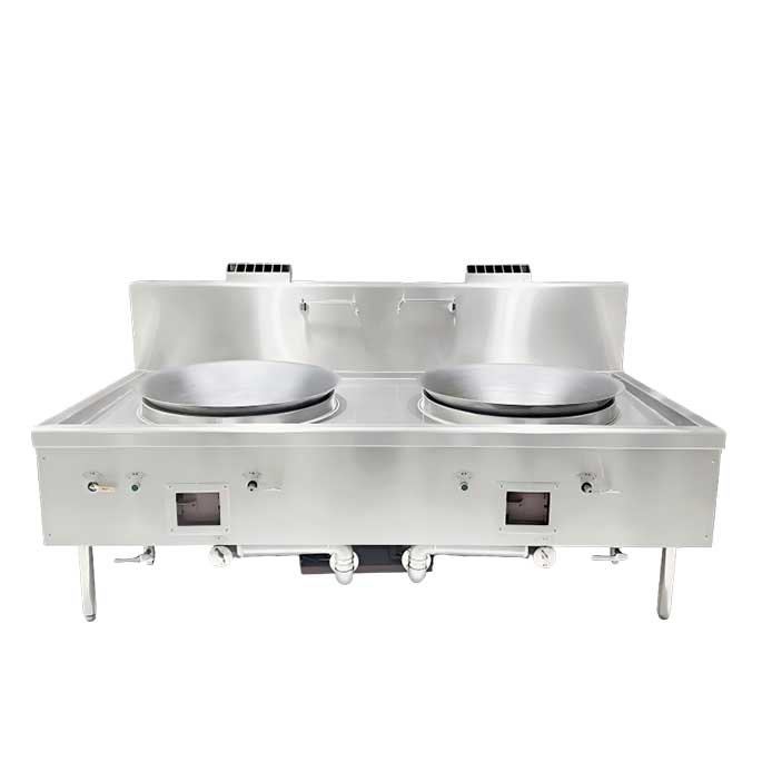 燃气双头大炒炉
